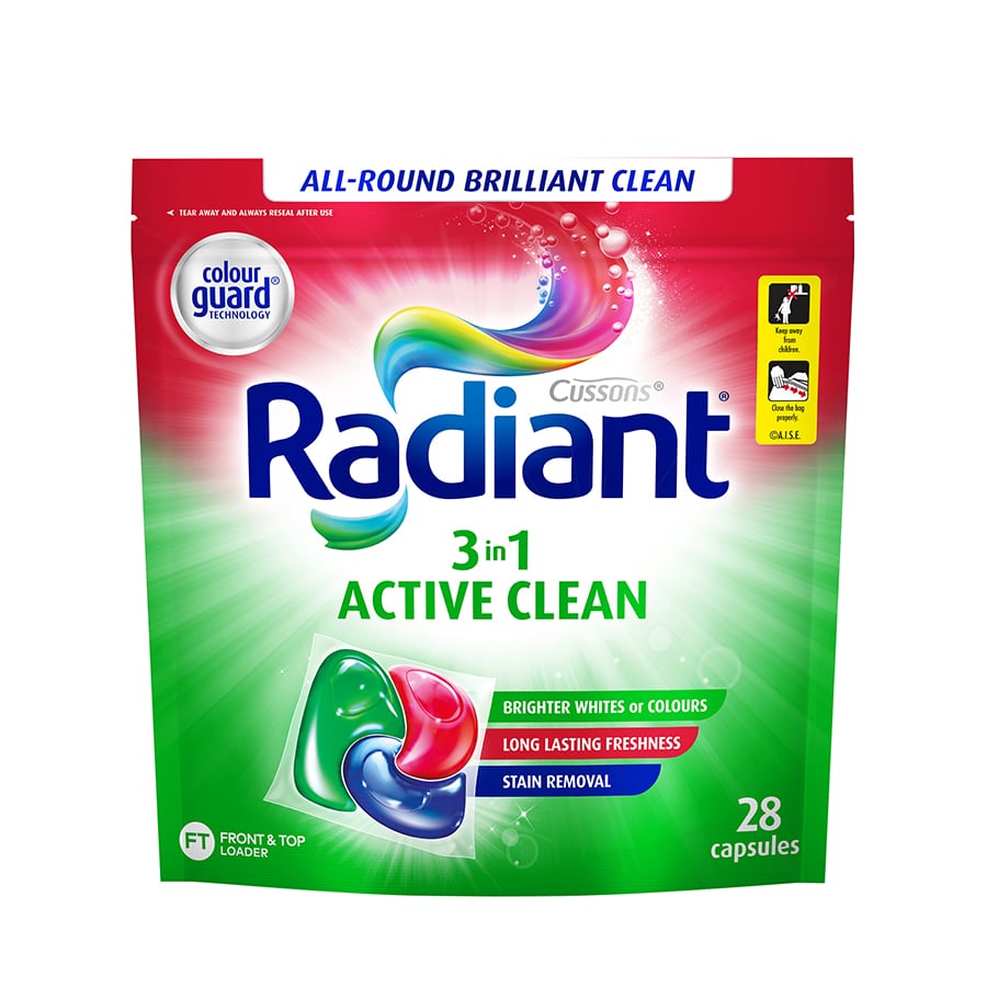 Radiant Active Clean Laundry Capsules
