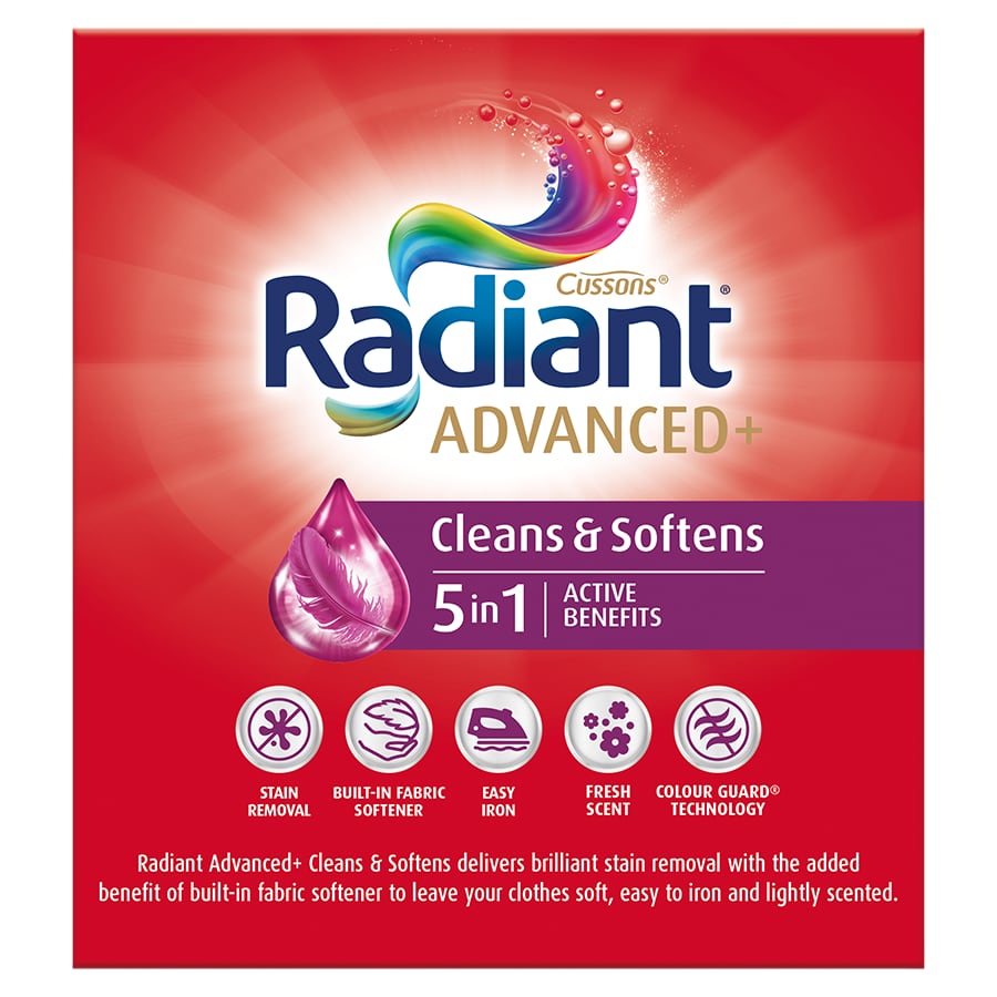 Radiant Advanced+ Cleans & Softens 5- In-1 Laundry Detergent Powder