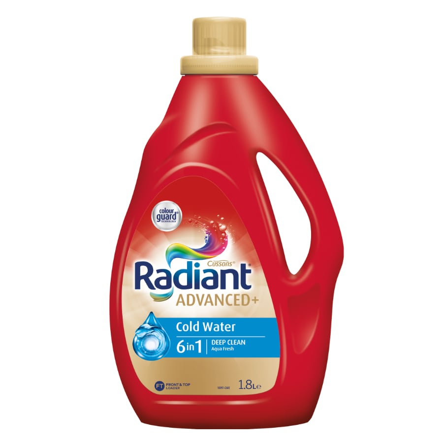 Radiant Advanced+ Cold Water 6-in-1 Laundry Liquid Detergent