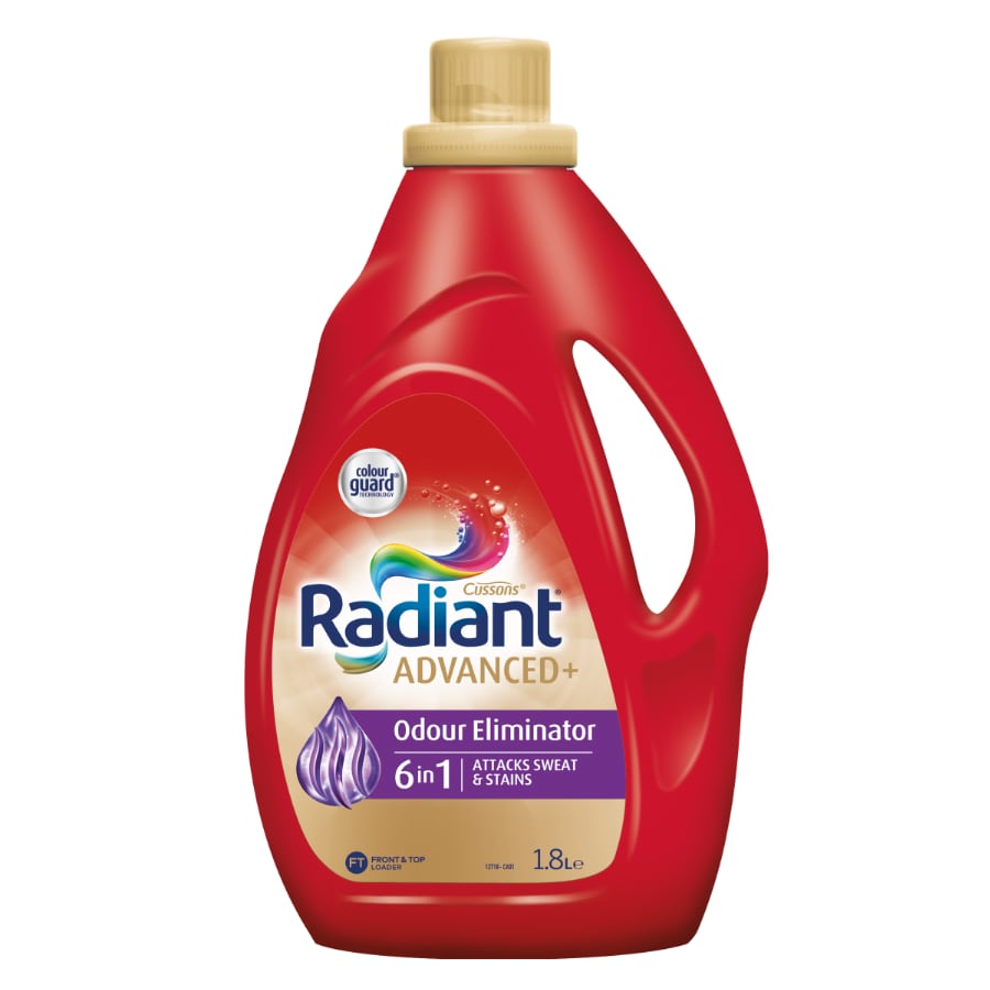 Radiant Advanced Odour Eliminator 6-In-1 Laundry Liquid Detergent