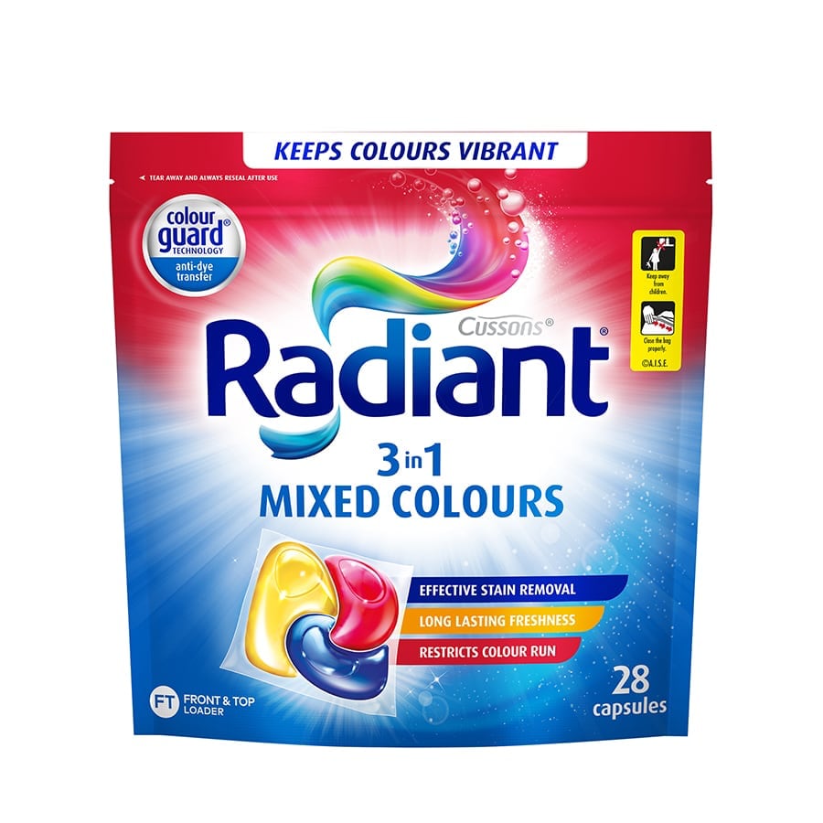 Radiant Mixed Colour Laundry Capsules