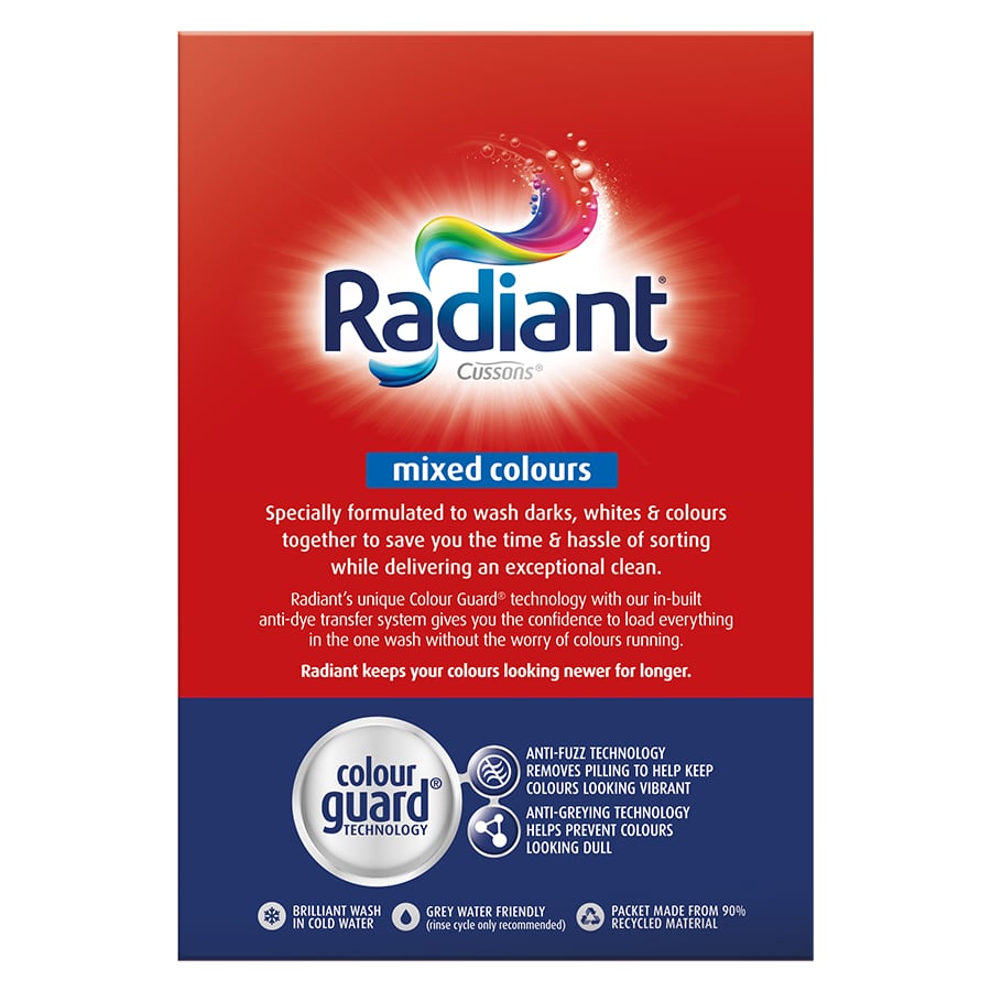 Radiant Mixed Colours Laundry Powder Detergent
