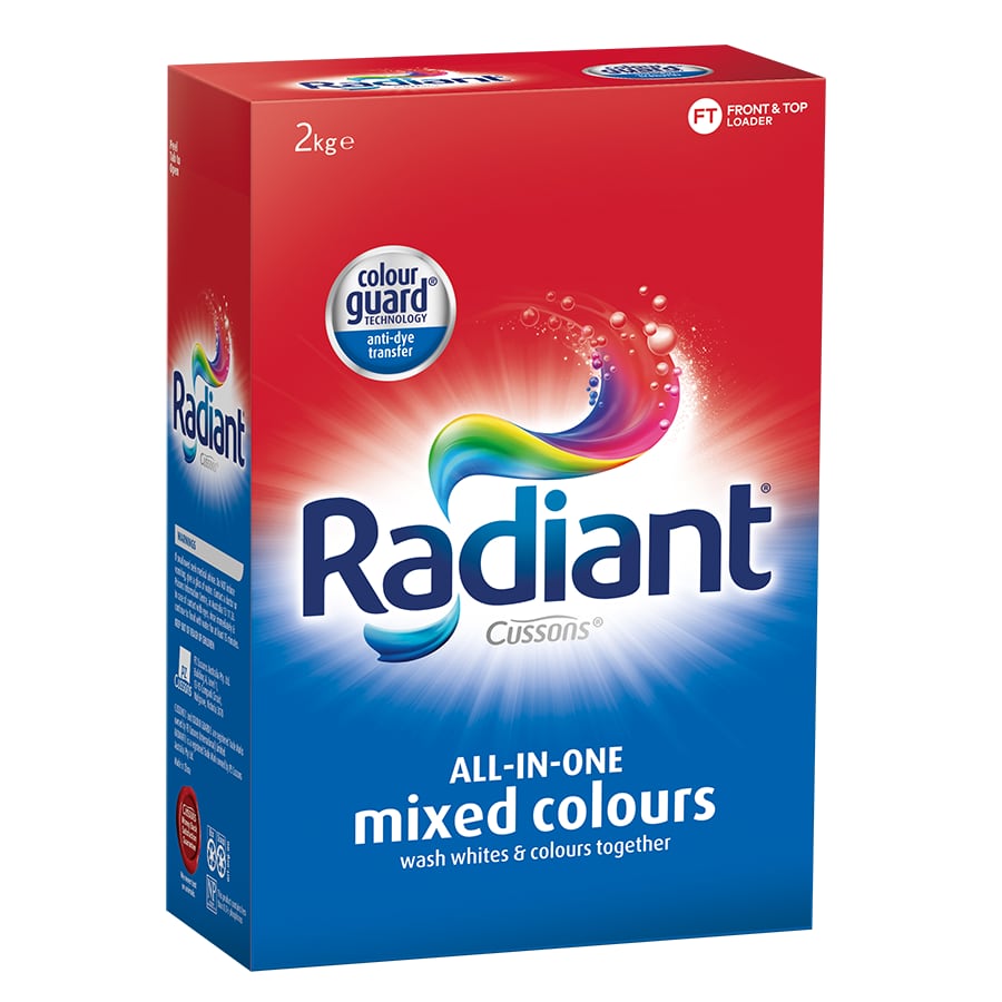 Radiant Mixed Colours Laundry Powder Detergent
