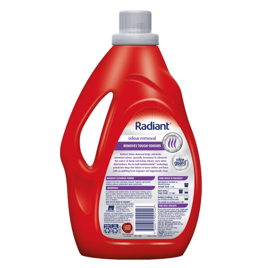 Radiant Odour Removal Laundry Liquid Detergent
