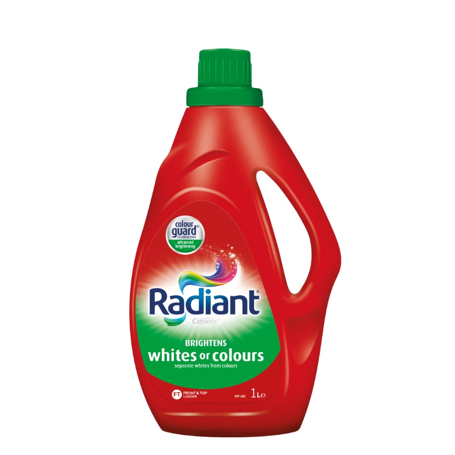 Radiant Whites or Colours Laundry Liquid Detergent