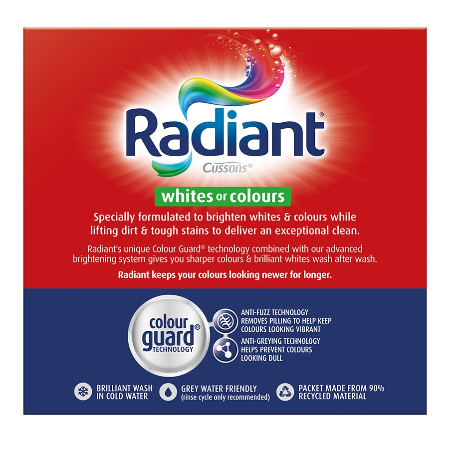 Radiant Whites or Colours Laundry Powder Detergent