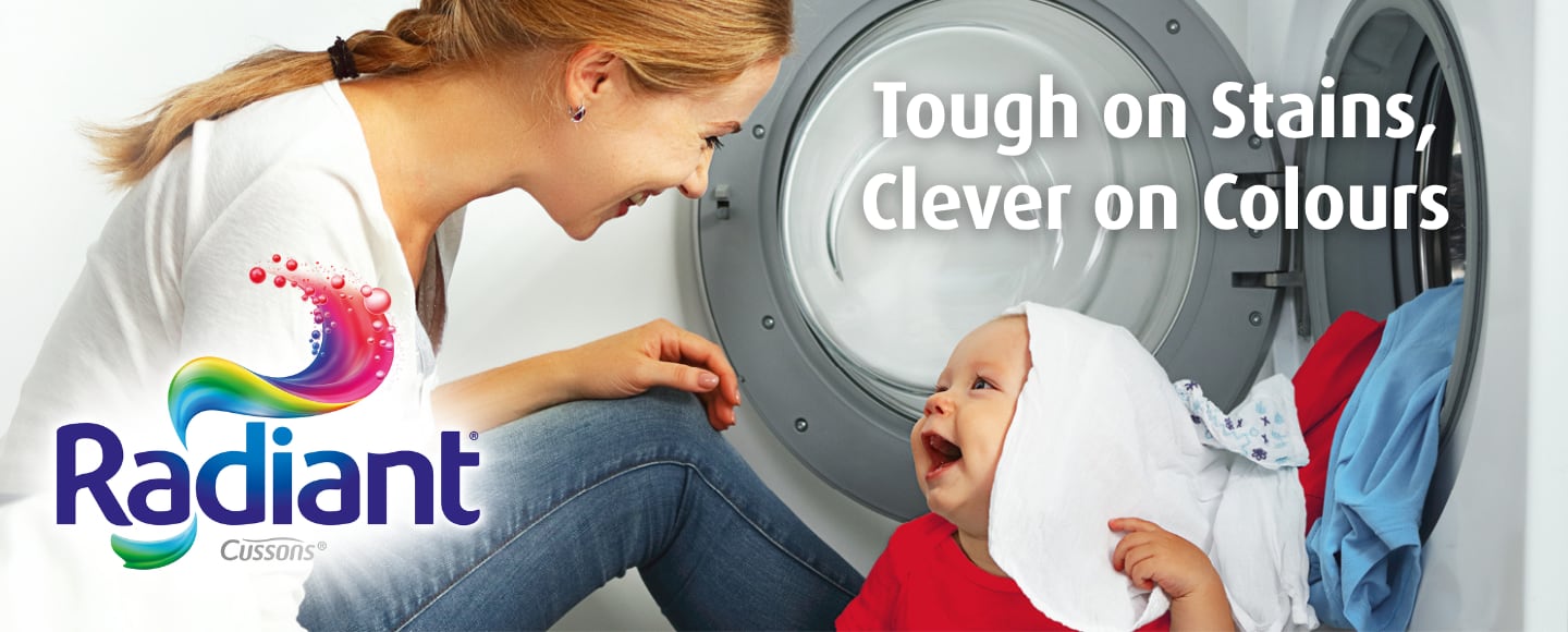 Tough on Stains, clever on Colours